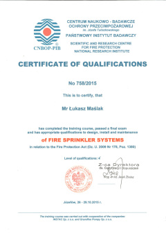 CNBOP - Łukasz Maślak