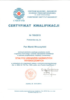 CNBOP - Marek Wnuczyński