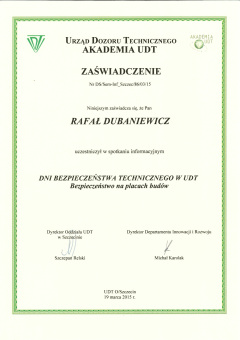 UDT - Rafał Dubaniewicz